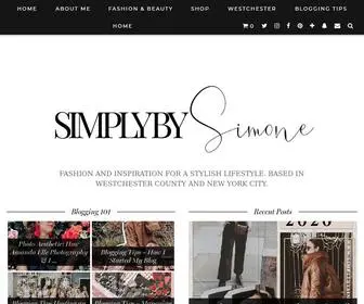 Simplybysimone.com(Simply by Simone) Screenshot