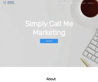 Simplycallmemarketing.com(Simply) Screenshot