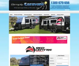 Simplycaravans.com.au(Simply Caravans) Screenshot