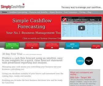 Simplycashflow.com(Cash Flow Forecasting made easy) Screenshot
