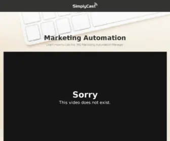 Simplycast.us(Marketing Automation software) Screenshot