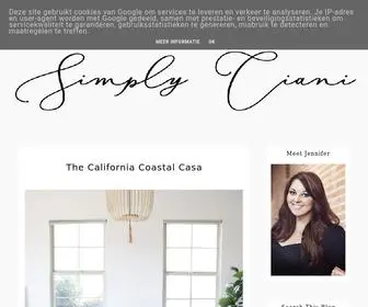 Simplyciani.com(Simply Ciani) Screenshot