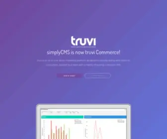 Simplycms.com(SimplyCMS is now truvi Commerce) Screenshot