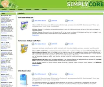 Simplycore.com(Virtual serial port driver) Screenshot