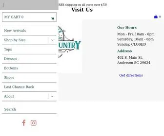 Simplycountrychic.com(Simply Country Chic) Screenshot