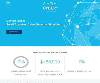 Simplycyber.com(Small Business Cyber Security) Screenshot