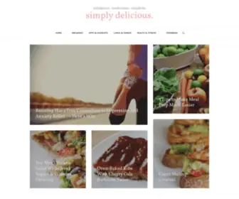Simplydeliciousblog.com(Indulgence) Screenshot
