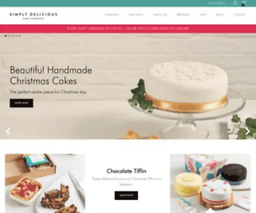 Simplydeliciouscakes.co.uk(The Simply Delicious Cake Company) Screenshot