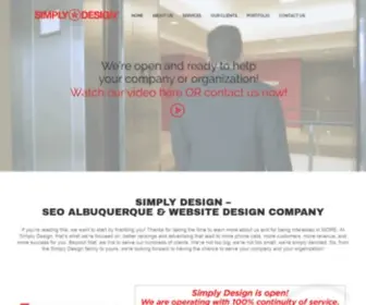 Simplydesigninc.com(SEO Albuquerque Website Design) Screenshot