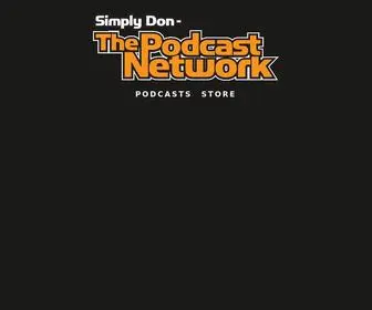 Simplydon.com(Simply Don the Podcast Network) Screenshot