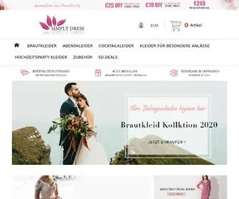 Simplydress.de(Ballkleider) Screenshot