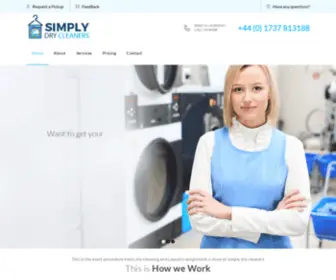 Simplydrycleaner.com(Simply Dry Cleaner) Screenshot