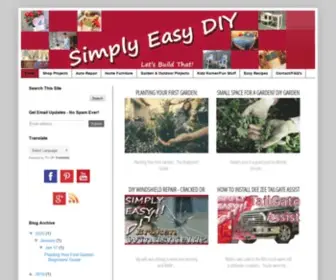 Simplyeasydiy.com(Simply Easy DIY) Screenshot