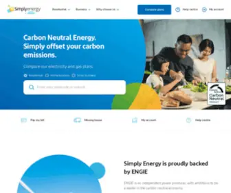 Simplyenergy.com.au(Simply Energy) Screenshot
