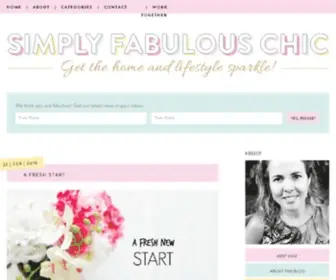 Simplyfabulouschic.com(Note) Screenshot