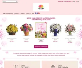 Simplyflowerstoronto.com(Toronto Florist) Screenshot