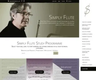 Simplyflute.com(Simply Flute) Screenshot