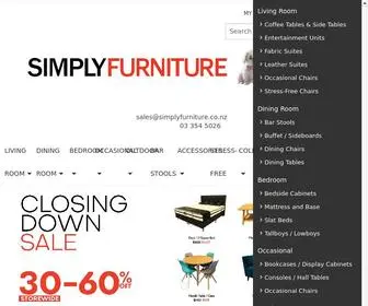 Simplyfurniture.co.nz(Simply Furniture) Screenshot