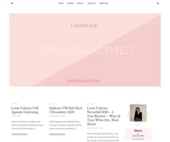 Simplyglammed.com(A luxury) Screenshot