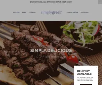 Simplygreekeats.com(Simply Greek) Screenshot