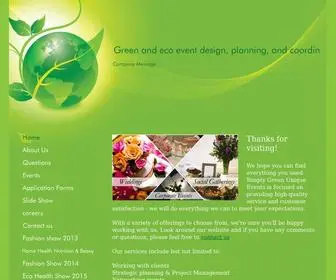 Simplygreenuniqueevents.com(Simply Green Unique Events) Screenshot