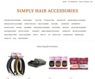 Simplyhairaccessories.com(Simply Hair Accessories) Screenshot