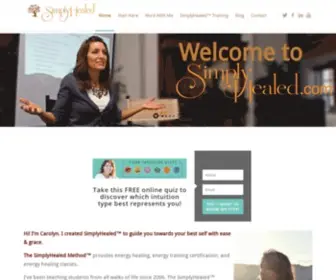 Simplyhealed.com(Energy Healing Training) Screenshot