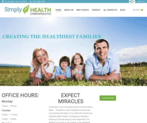 Simplyhealthchiropractic.com(Simply Health Chiropractic) Screenshot