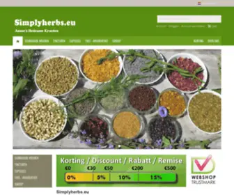 Simplyherbs.eu(SH ned) Screenshot