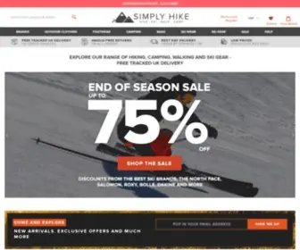 Simplyhike.co.uk(Outdoor Clothing & Hiking Gear) Screenshot