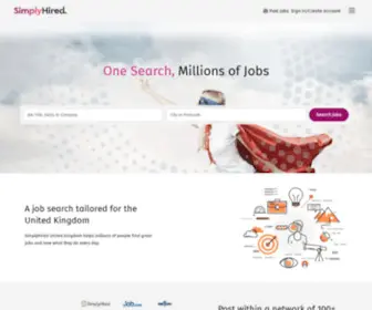 Simplyhired.co.uk(Job Search Engine) Screenshot