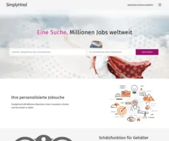 Simplyhired.de(Jobsuchmaschine) Screenshot