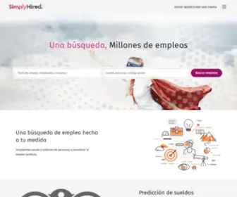 Simplyhired.es(Motor de b) Screenshot