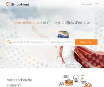 Simplyhired.fr(Moteur de recherche d'emploi) Screenshot