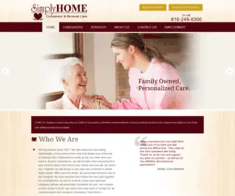 Simplyhomesenior.com(Simply Home Companion & Personal Care) Screenshot