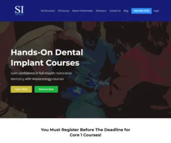 Simplyimplantsinstitute.com(Simply Implants Institute) Screenshot