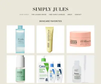 Simplyjules.co(SIMPLY JULES) Screenshot