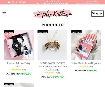 Simplykathrynph.com(Simply Kathryn PH) Screenshot