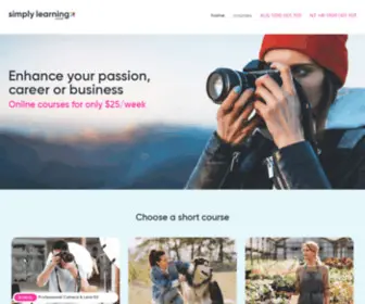 Simplylearningonline.com(Online Short Courses) Screenshot
