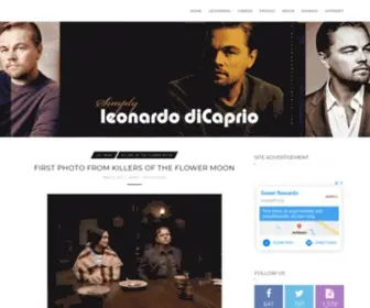Simplyleonardodicaprio.com(Simply Leonardo DiCaprio) Screenshot