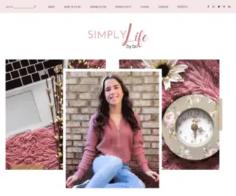 Simplylifebybri.com(Simply Life By Bri) Screenshot