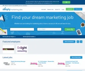 Simplymarketingjobs.co.uk(Marketing Jobs) Screenshot