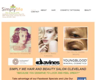 Simplyme.com.au(Hair Salons Cleveland) Screenshot