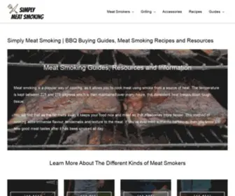 Simplymeatsmoking.com(Simply Meat Smoking) Screenshot