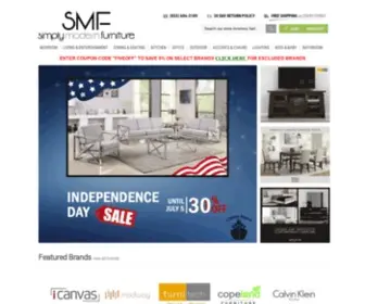 Simplymodernfurniture.com(Simply Modern Furniture Free Shipping on Home Furniture Sets) Screenshot