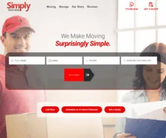 Simplymoving.com(Simply Moving NYC) Screenshot