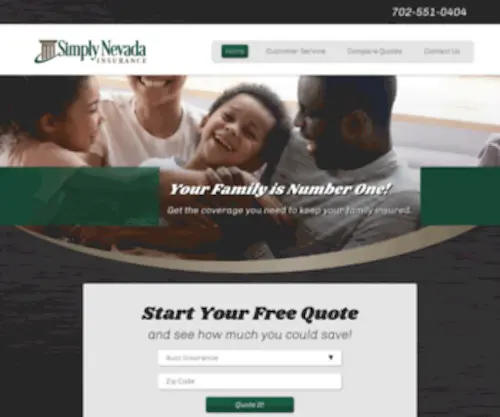 Simplynevadainsurance.com(Simply Nevada Insurance) Screenshot