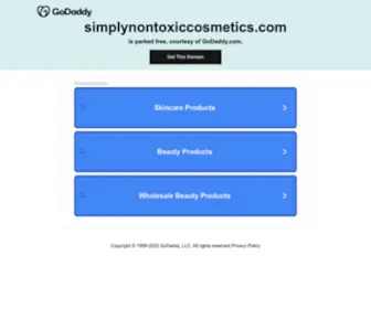 Simplynontoxiccosmetics.com(Create an Ecommerce Website and Sell Online) Screenshot