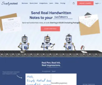 Simplynoted.com(Simply Noted) Screenshot