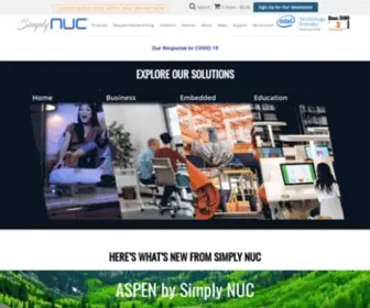 Simplynuc.com(Simply NUC USA) Screenshot